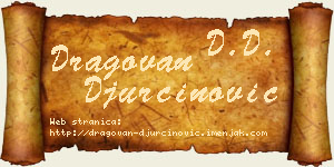 Dragovan Đurčinović vizit kartica